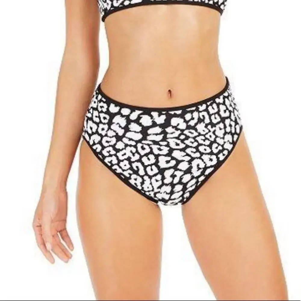 Calvin Klein LEOPARD High-Waist Bikini Swim Bottom